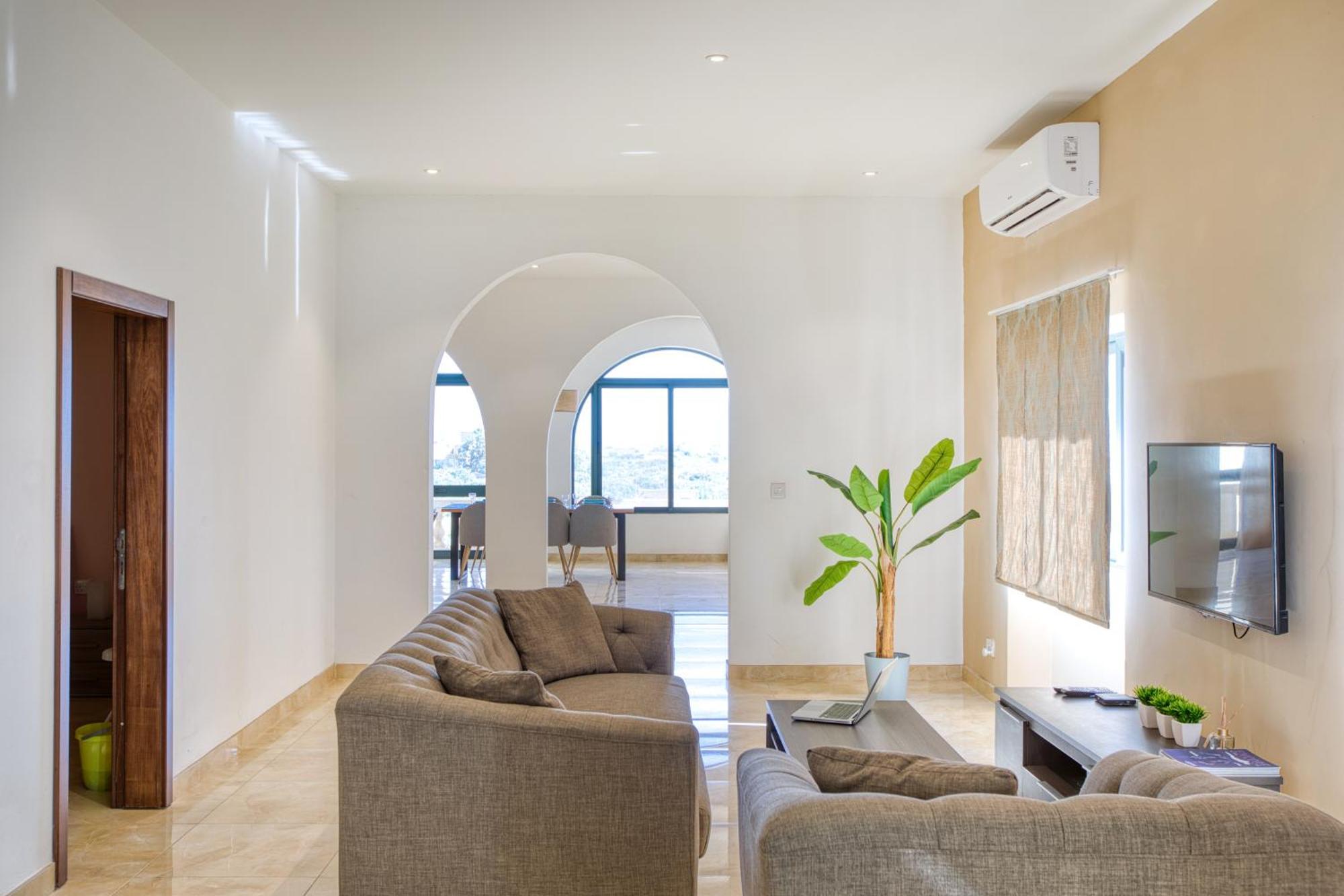 Spacious, Bright, Valley & Sea View Maisonette Xagħra Eksteriør bilde